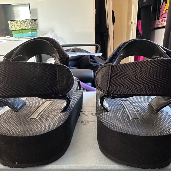 Prada Black Tech Sandals - Picture 4 of 8